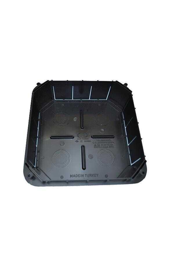 PINARSAN 15X15 SIVA ALTI SİYAH KARE BUAT
