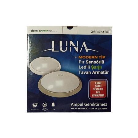 LUNA LEDLİ ACİL AYDINLATMA SENSÖRLÜ TAVAN ARMATÜRÜ