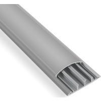 AGS 90X20 BALIK SIRTI KABLO KANALI GRİ