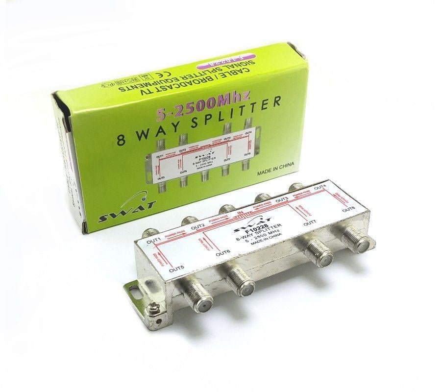 SWAT 8 WAY 5-2500MHZ F10228 SPLITTER