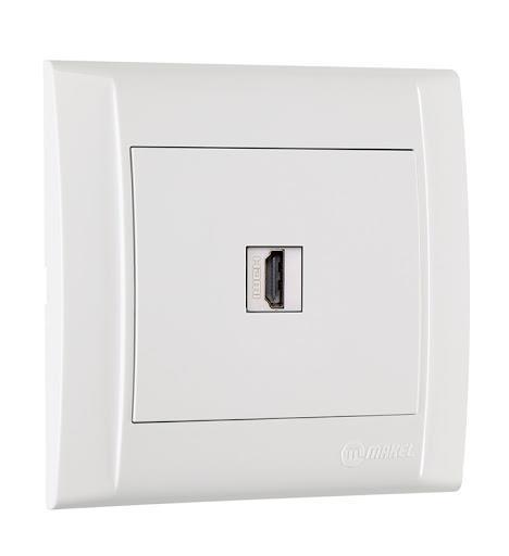 MAKEL DEFNE BEYAZ HDMI PRİZ JAKLI MODÜL 43001494