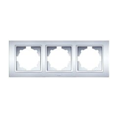 EL-Bİ ZENA METALİK GRİ 3 LÜ YATAY ÇERÇEVE 500-011000-227