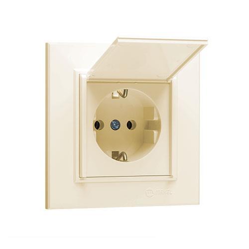 MAKEL KAREA KREM KAPAKLI TOPRAKLI PRİZ 57010029