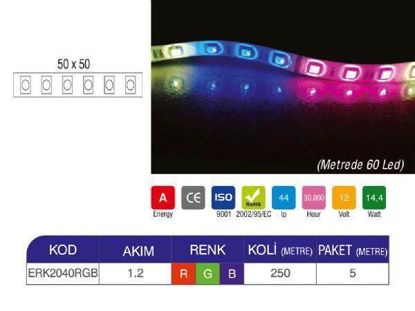 ERKLED ERK2040  DIŞ MEKAN RGB ŞERİT LED