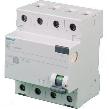 SIEMENS 4P 40A 300MA KAÇAK AKIM ŞALTERİ 5SV4644-0