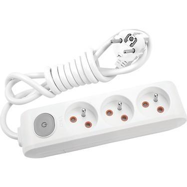 VIKO 3 LÜ 2MT KABLOLU ANAHTARLI UPS ÇOCUK KORUMALI GRUP PRİZ