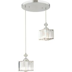 ARYA KESK 2 Lİ SARKIT KROM 2XE14 AVİZE 1098-10-02